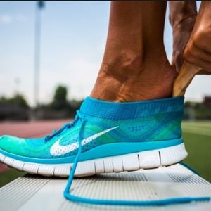 Nike Free Flyknit 💙💚